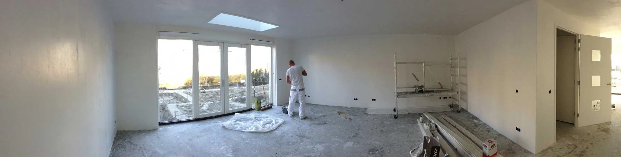 pleisterwerken gyproc wandenbouw Haacht Leuven Mechelen