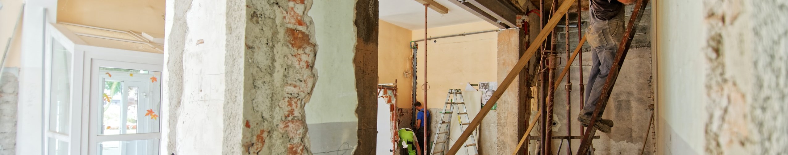 renovatie pleisterwerken binnenafwerking woning